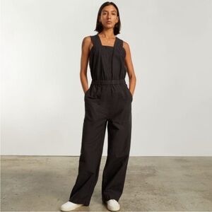 Everlane Fatigue Apron Jumpsuit Black 2